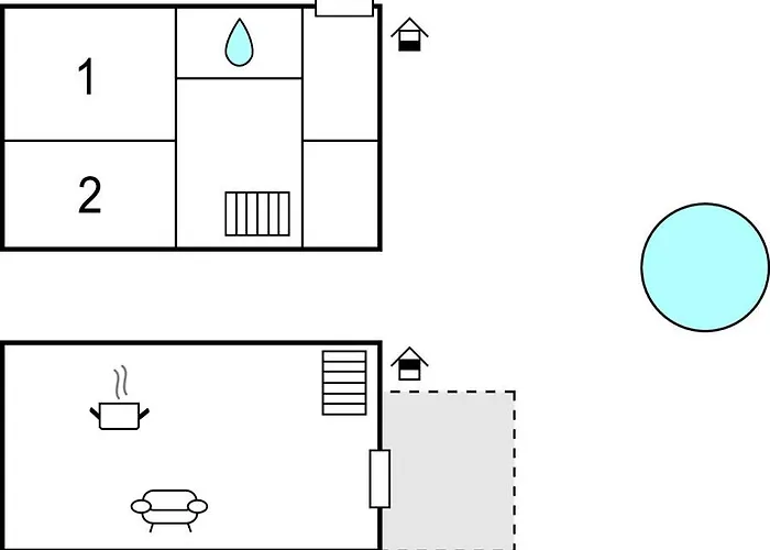 Дом отдыха 2 Bedroom Pet Friendly In Breze *